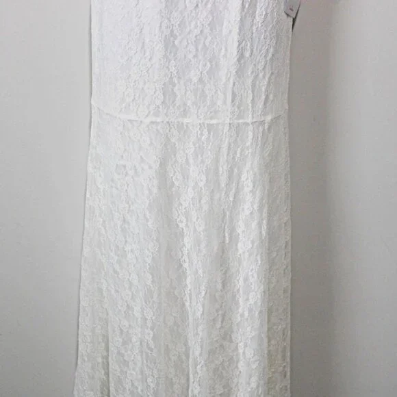 Lulus A Vow to Love White Lace Bustier Trumpet Maxi Dress - Picture 6 of 10